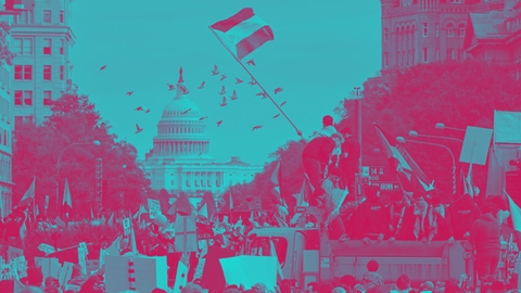 التظاهرات الداعمة لفلسطين