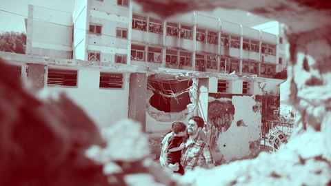 تدمير المدارس في غزة