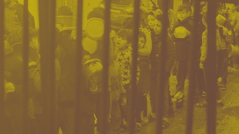 الجياع في غزة