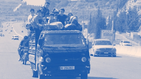 displacement lebanon