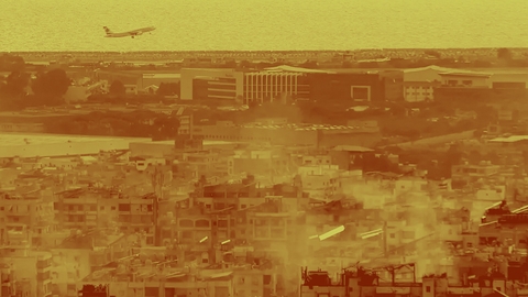 MEA plane over beirut