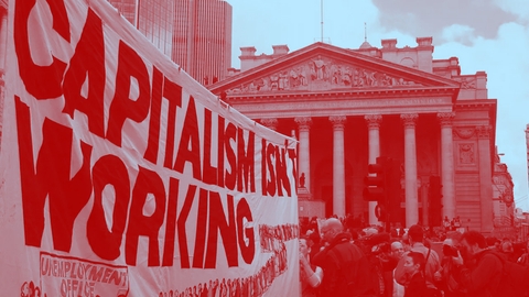 capitalism isn't working protest