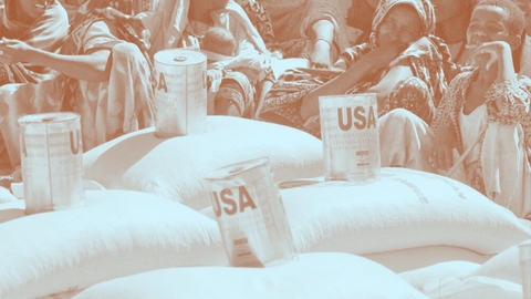 الولايات المتحدة تحرق المساعدات