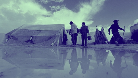 gaza tents &amp; water