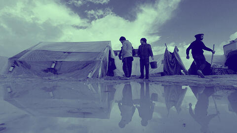 gaza tents & water