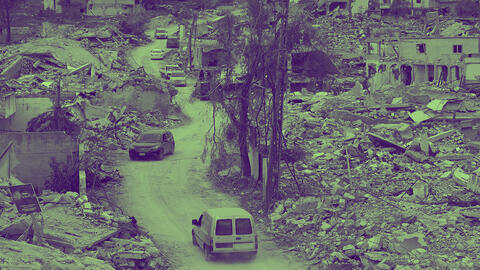damage lebanon