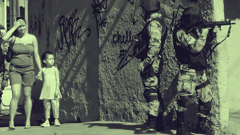 favela brazil and police