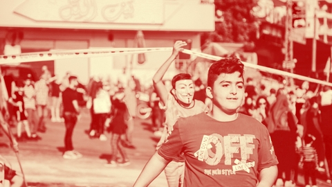 children protest lebanon