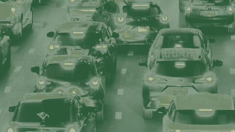 cars in traffic