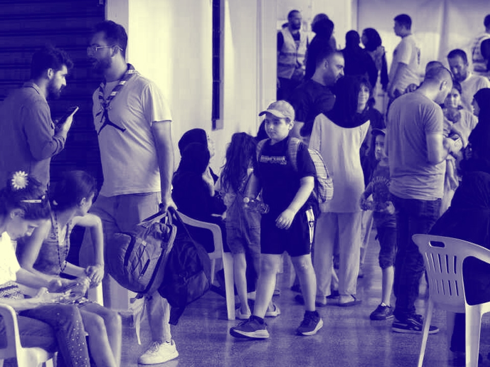 displaced people in schools