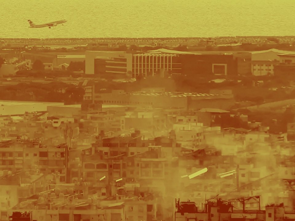 MEA plane over beirut