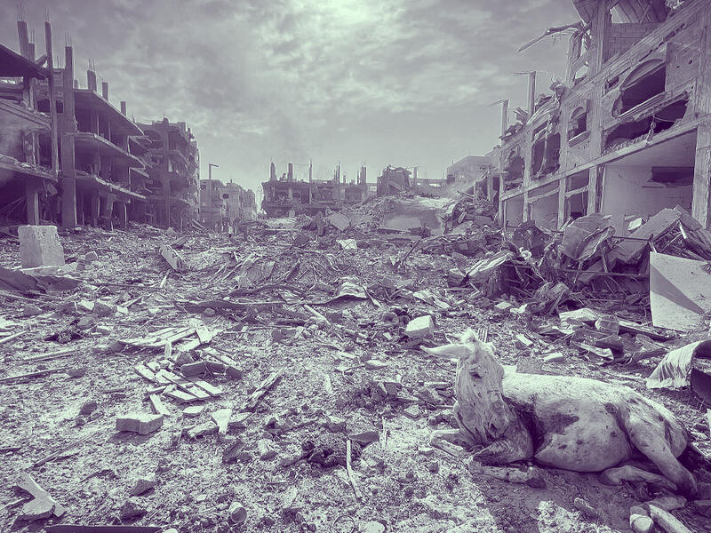 Gaza ghost town