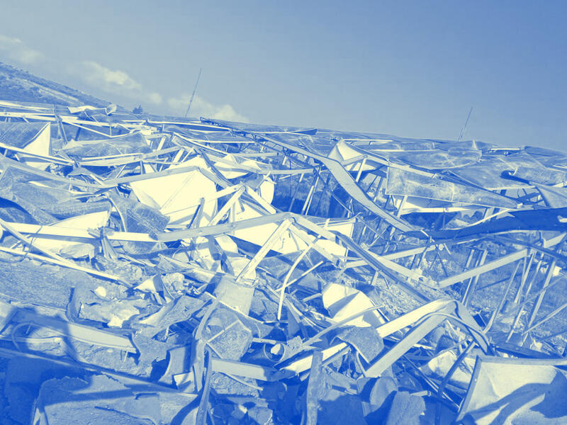 lebanon damaged solar panels