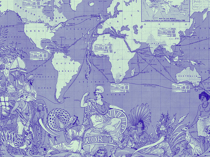 archive map british empire