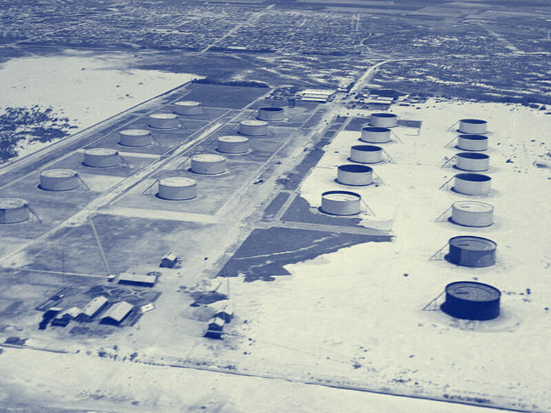 Oil US (colonized) base in Haifa