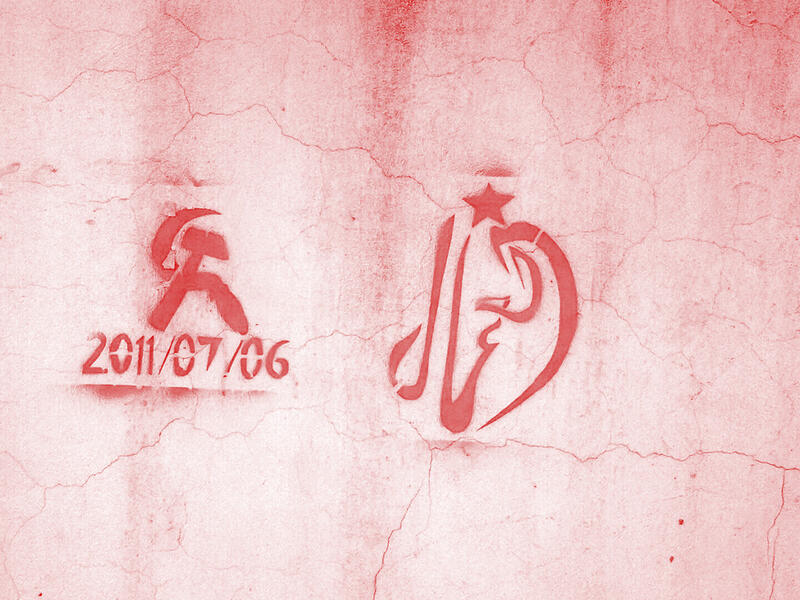 tunisia wall - leftist party