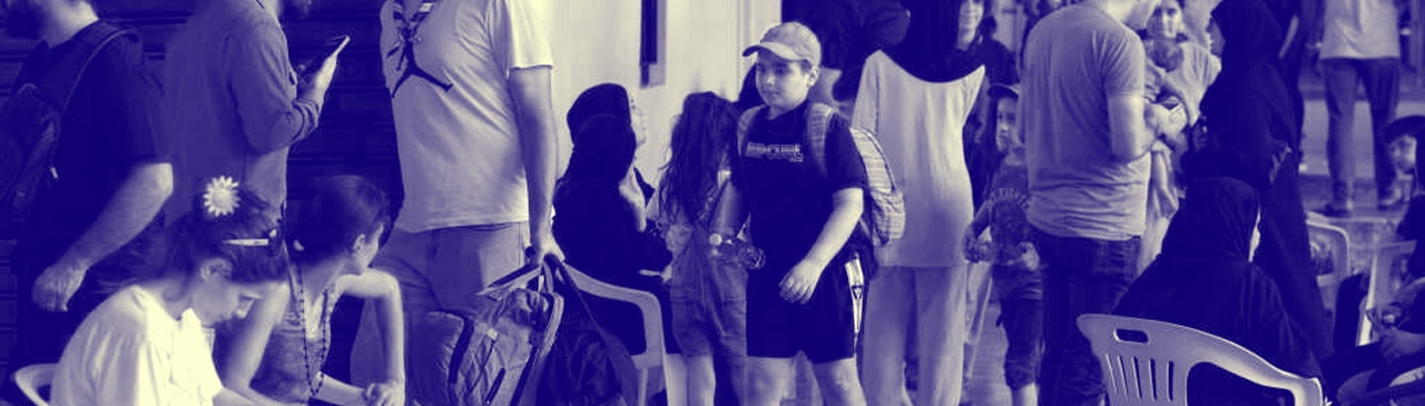displaced people in schools