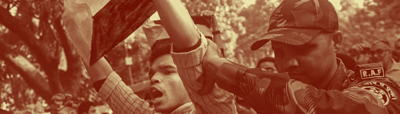 India protest palestine