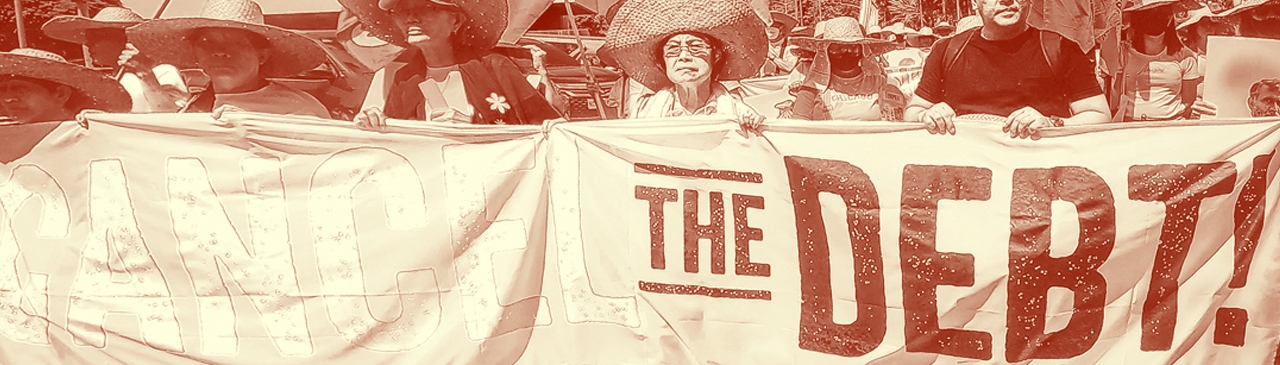 cancel the debt protest