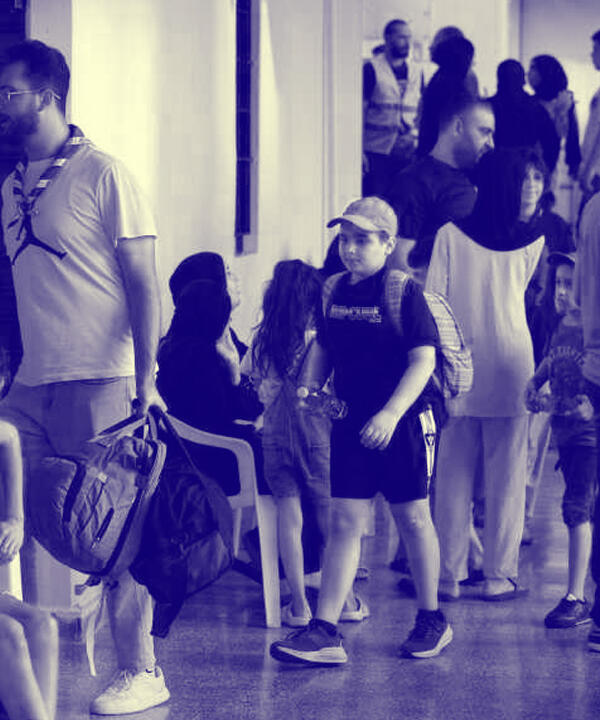 displaced people in schools