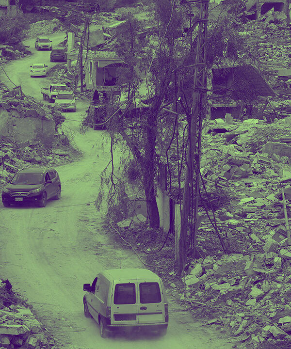 damage lebanon