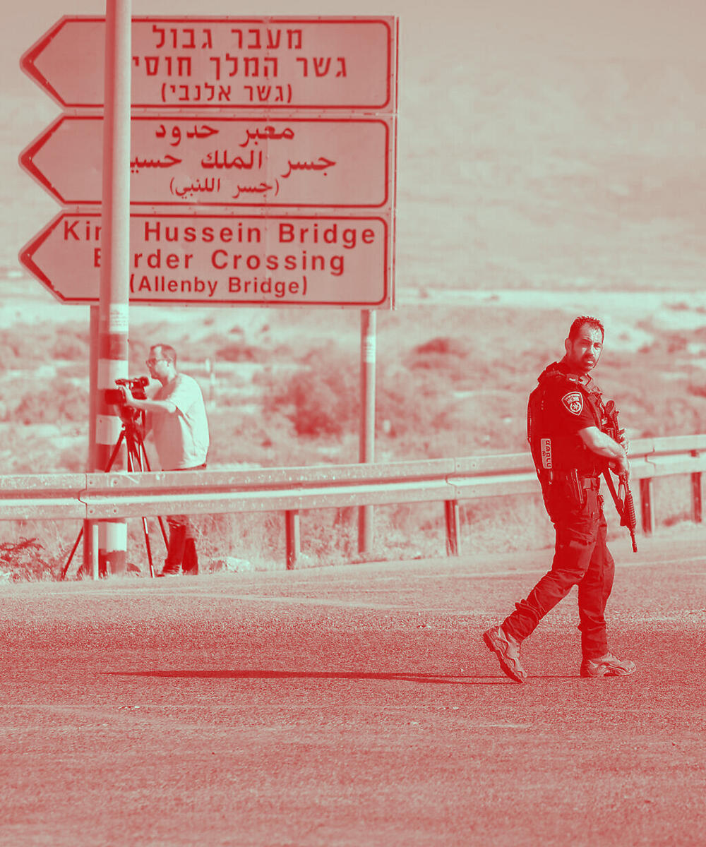 jordan west bank border crossing