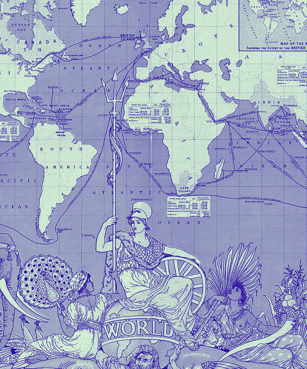 archive map british empire