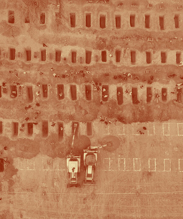 iran school bombing burial site