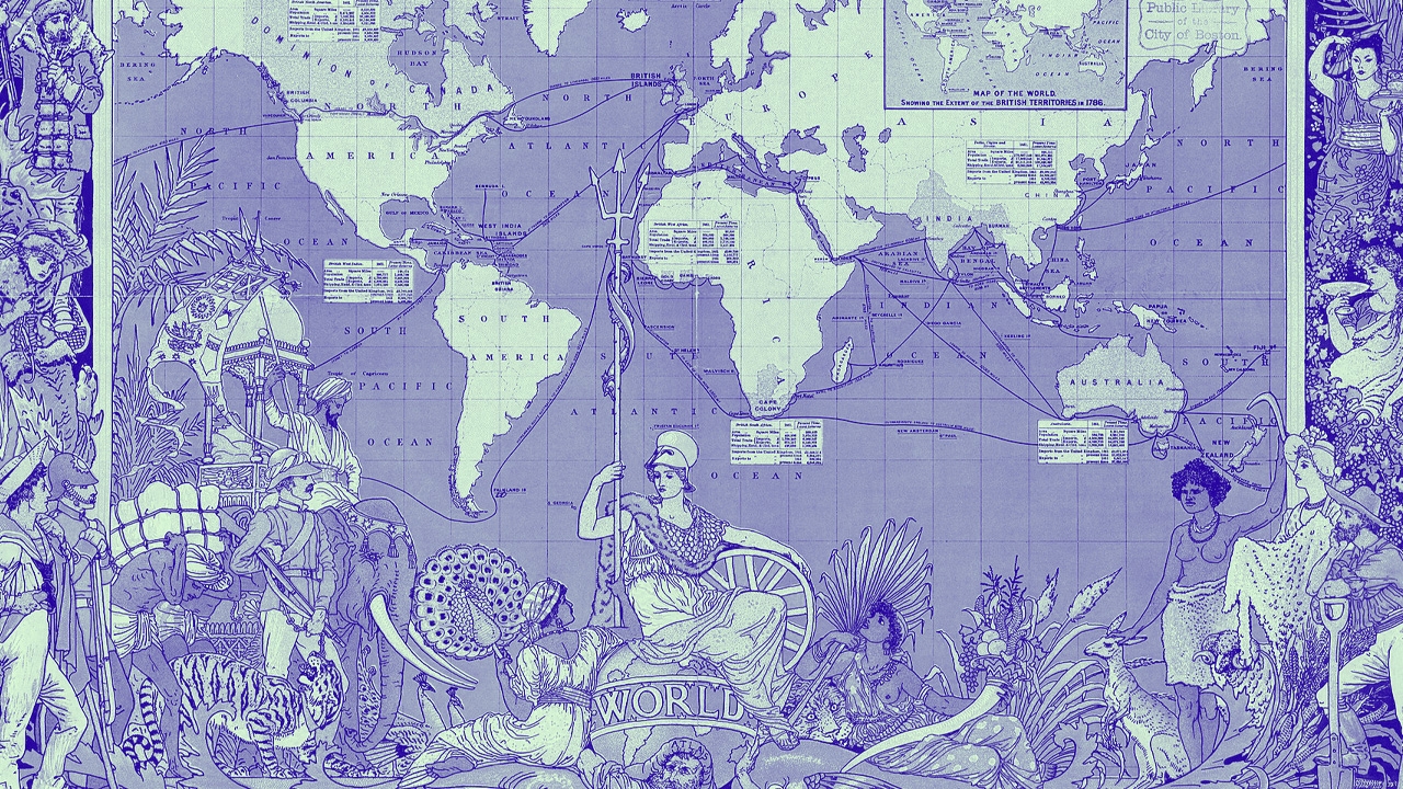 archive map british empire